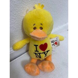 I Love New York Yellow Duck Plush Stuffed Animal Toy 12"
